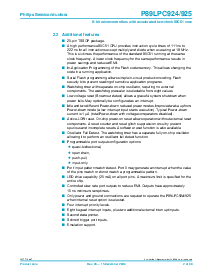 浏览型号P89LPC924FDH的Datasheet PDF文件第2页