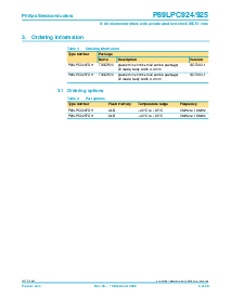 浏览型号P89LPC925FDH的Datasheet PDF文件第3页