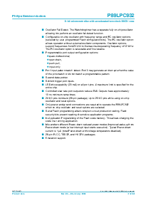 浏览型号P89LPC932FDH的Datasheet PDF文件第2页