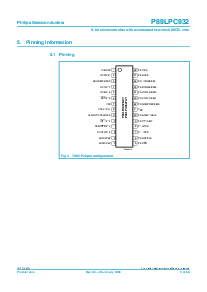 浏览型号P89LPC932FDH的Datasheet PDF文件第5页