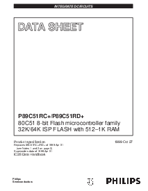 浏览型号P89C51RC+的Datasheet PDF文件第1页