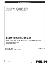 浏览型号P89C58X2的Datasheet PDF文件第1页