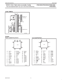 浏览型号P89C664HBA的Datasheet PDF文件第6页