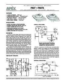 浏览型号PA07A的Datasheet PDF文件第1页