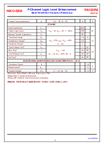 浏览型号PA102FM的Datasheet PDF文件第2页