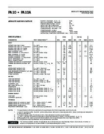 浏览型号PA10A的Datasheet PDF文件第2页