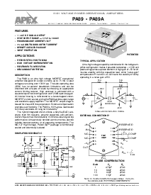 浏览型号PA89A的Datasheet PDF文件第1页