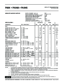 浏览型号PA84的Datasheet PDF文件第2页