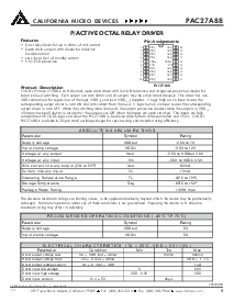浏览型号PAC27A88S的Datasheet PDF文件第1页