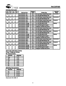 浏览型号PALC22V10D的Datasheet PDF文件第9页