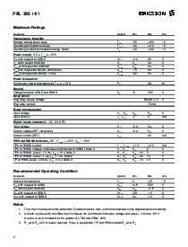 浏览型号PBL38614-1的Datasheet PDF文件第2页