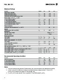 浏览型号PBL38615-1的Datasheet PDF文件第2页