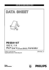 浏览型号PBSS9110T的Datasheet PDF文件第1页