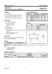 浏览型号PBSS9110T的Datasheet PDF文件第2页