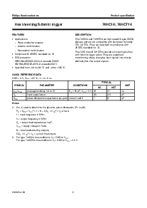 浏览型号PC74HCT14的Datasheet PDF文件第2页