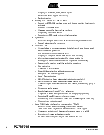 浏览型号PC755CVZFU400LE的Datasheet PDF文件第4页