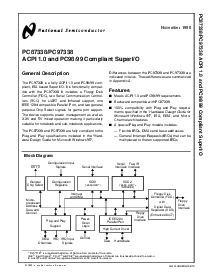 浏览型号PC97338VJG的Datasheet PDF文件第1页