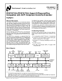 浏览型号PC97317的Datasheet PDF文件第1页