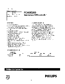 浏览型号PCA82C200T的Datasheet PDF文件第1页