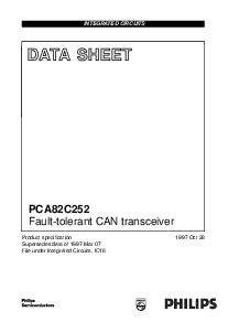 浏览型号PCA82C252的Datasheet PDF文件第1页