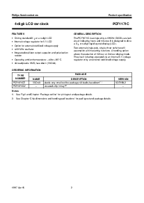 浏览型号PCF1171CT的Datasheet PDF文件第2页