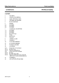 浏览型号PCF2112C的Datasheet PDF文件第2页