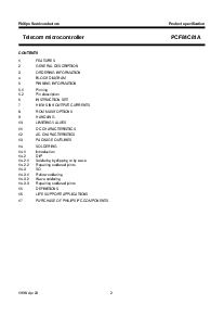 浏览型号PCF84C81的Datasheet PDF文件第2页