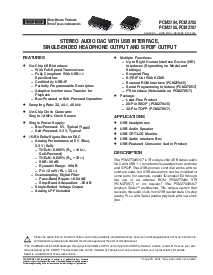 浏览型号PCM2706PJT的Datasheet PDF文件第1页