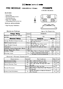 浏览型号PD100F6的Datasheet PDF文件第1页