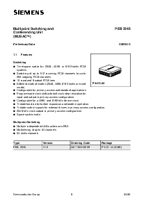 浏览型号PEB2245的Datasheet PDF文件第8页