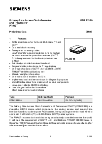 浏览型号PEB22320的Datasheet PDF文件第5页