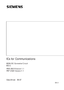 浏览型号PEB2023的Datasheet PDF文件第1页