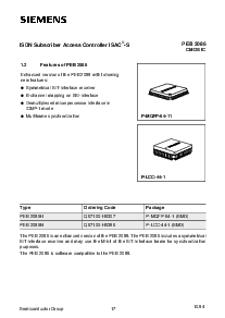 浏览型号PEB2086N的Datasheet PDF文件第17页