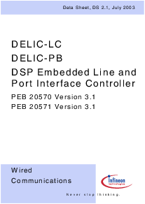 浏览型号PEB20570的Datasheet PDF文件第3页