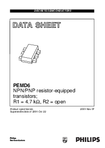 浏览型号PEMD6的Datasheet PDF文件第1页