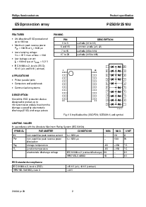 浏览型号PESD5V2S18U的Datasheet PDF文件第2页