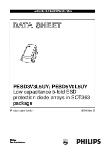 浏览型号PESD5V0L5UY的Datasheet PDF文件第1页