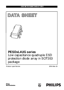 浏览型号PESD3V3L4UG的Datasheet PDF文件第1页