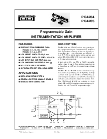 浏览型号PGA205的Datasheet PDF文件第1页