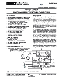 浏览型号PGA309AIPWR的Datasheet PDF文件第1页