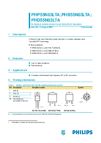 浏览型号PHB55N03LTA的Datasheet PDF文件第1页