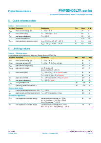 浏览型号PHB55N03LTA的Datasheet PDF文件第2页