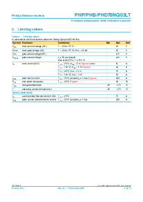 浏览型号PHD78NQ03LT的Datasheet PDF文件第2页