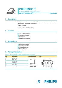 浏览型号PHKD6N02LT的Datasheet PDF文件第1页