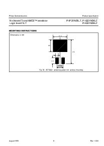 浏览型号PHP21N06LT的Datasheet PDF文件第8页