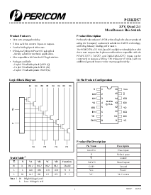 浏览型号PI3B3257Q的Datasheet PDF文件第1页