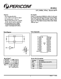 浏览型号PI3B3861Q的Datasheet PDF文件第1页