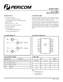 浏览型号PI49FCT804ATP的Datasheet PDF文件第1页