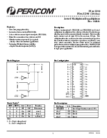 浏览型号PI5C3390Q的Datasheet PDF文件第1页