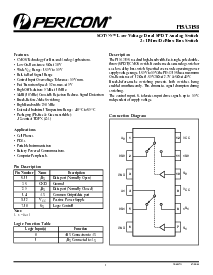 浏览型号PI5A3158的Datasheet PDF文件第1页